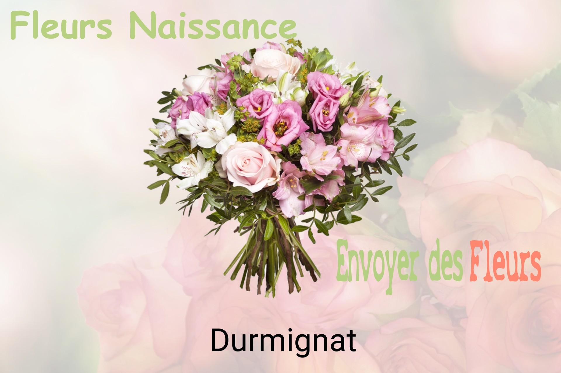 Bouquet de fleurs de naissance livré à Durmignat